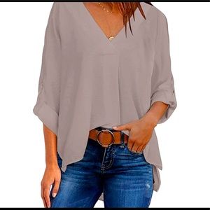 V neck blouse !